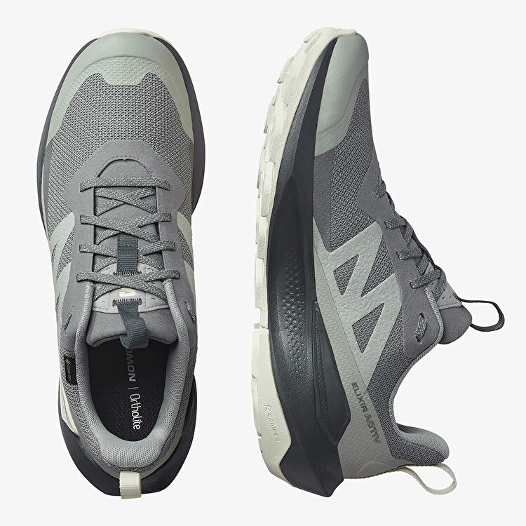 Salomon Elixir Activ Goretex Erkek Gri Outdoor Ayakkabı - Görsel 4