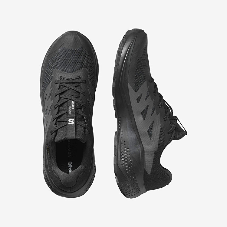 Salomon Alphaglide Goretex Erkek Siyah Koşu Ayakkabısı - Görsel 4