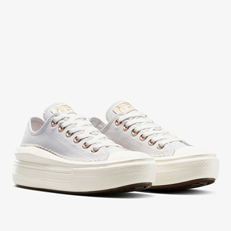 Converse Chuck Taylor All Star Move Platform Kadın Gri Sneaker - Görsel 4
