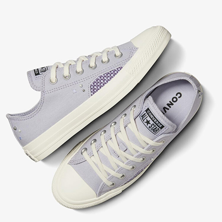 Converse Chuck Taylor All Star Ox Kadın Mor Sneaker - Görsel 5