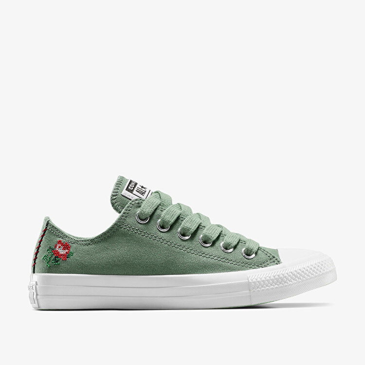 Converse Chuck Taylor All Star Kadın Yeşil Sneaker - Görsel 2