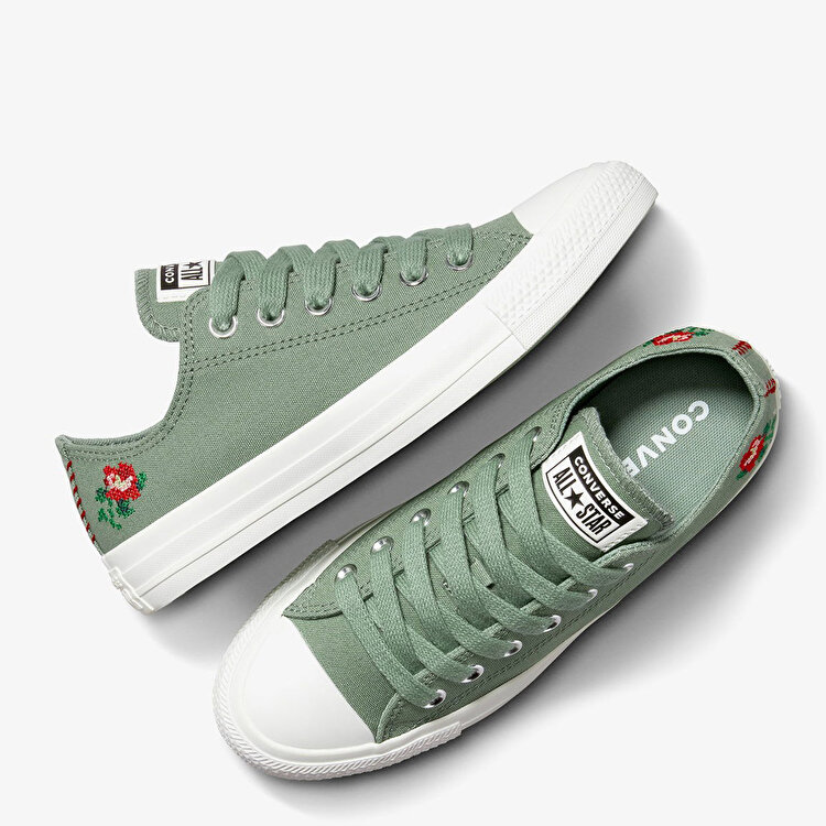 Converse Chuck Taylor All Star Kadın Yeşil Sneaker - Görsel 5