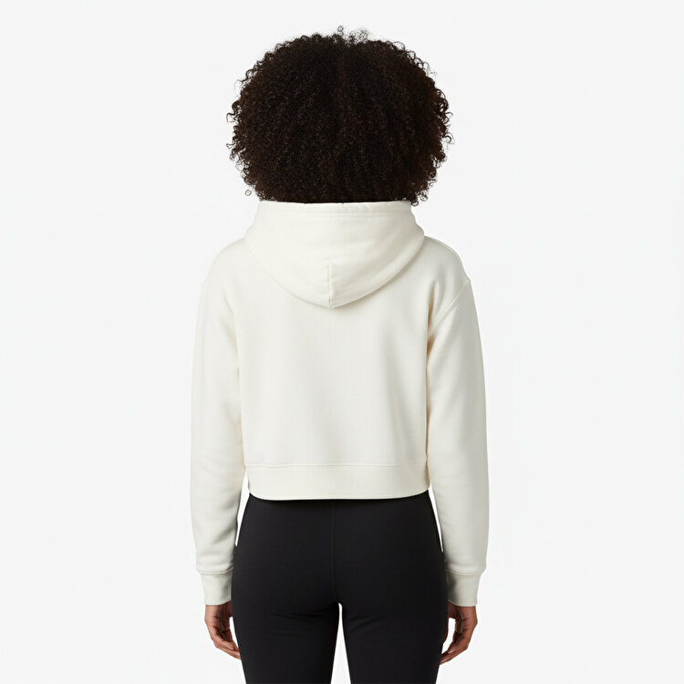 Converse Chuck Taylor Boxy Kadın Ekru Kapüşonlu Sweatshirt