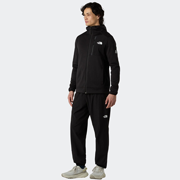 The North Face Mountain Athletics Fleece Erkek Siyah Kapüşonlu