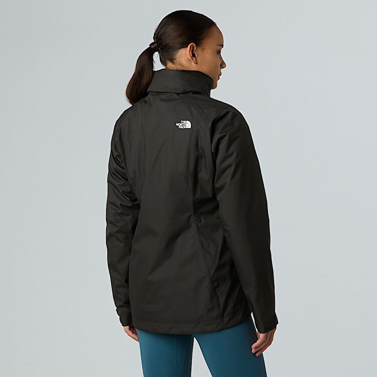 The North Face Evolve II Triclimate Kadın Siyah Kapüşonlu Mont