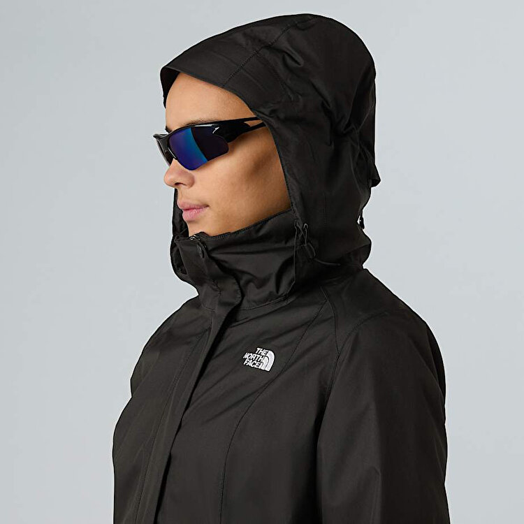 The North Face Evolve II Triclimate Kadın Siyah Kapüşonlu Mont