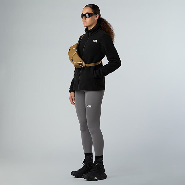 The North Face Glacier Fleece Kadın Siyah Dik Yaka Ceket