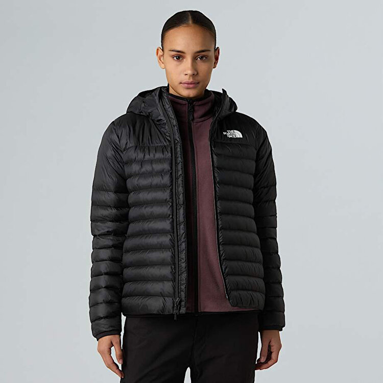 The North Face Terra Peak Kadın Siyah Kapüşonlu Mont