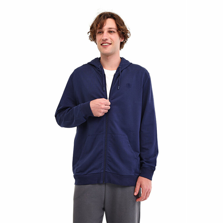 Lumberjack SN72 Erkek Lacivert Kapüşonlu Ceket 102024356 - Sporthink
