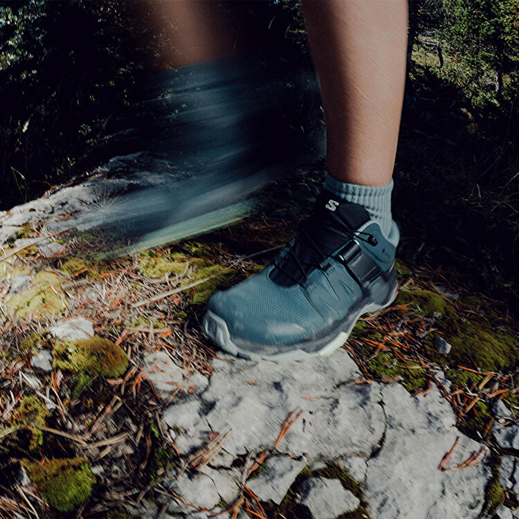 Salomon X Ultra 4 Goretex Kadın lacivert Outdoor Ayakkabı - Görsel 7