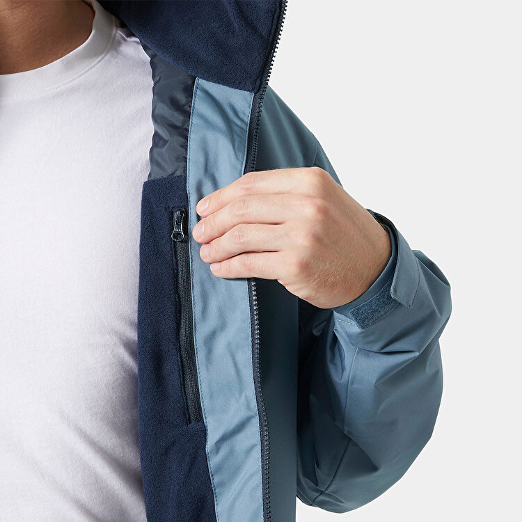 Helly Hansen Helly Hansen Mont Crew Hooded Midlayer 2 Erkek Mavi