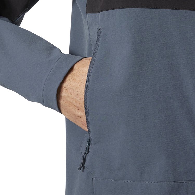 Helly Hansen Blaze Softshell Hood Erkek Gri Kapüşonlu Ceket 63286