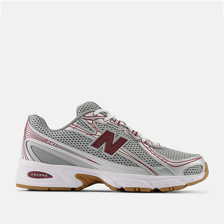 New Balance 740 Gri Spor Ayakkabı - Görsel 2
