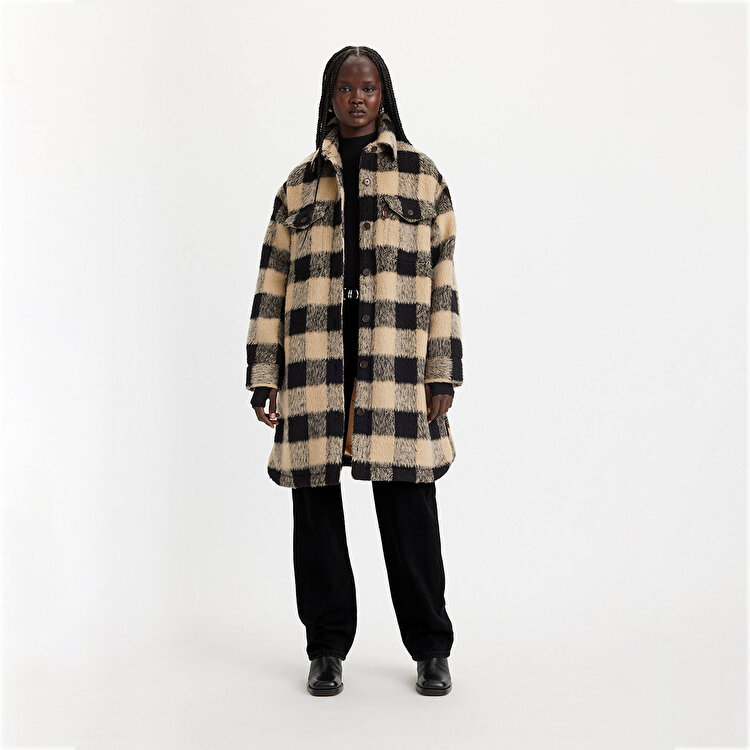 Levi's Long Nola Shacked Kadın Klasik Yaka Mont