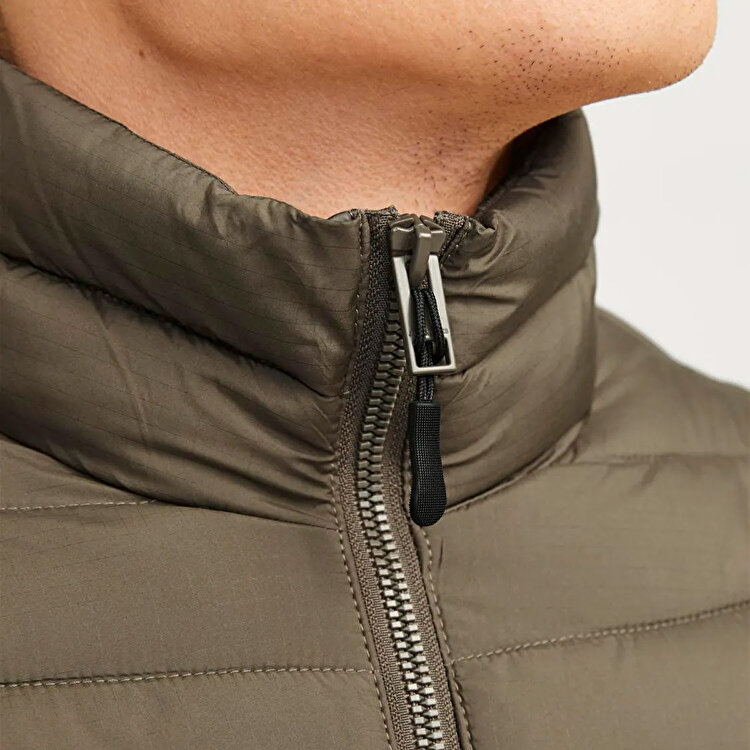 Jack&Jones State Packable Puffer Colar Erkek Haki Dik Yaka Ceket