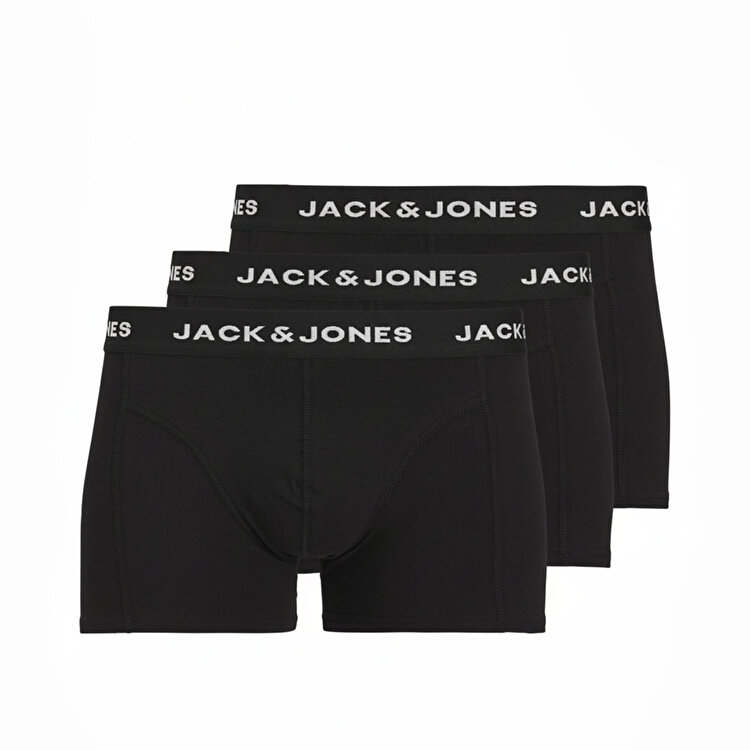 Jack&Jones Anthony 3'lü Erkek Siyah Boxer