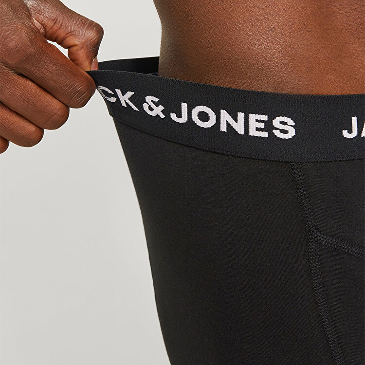 Jack&Jones Anthony 3'lü Erkek Siyah Boxer
