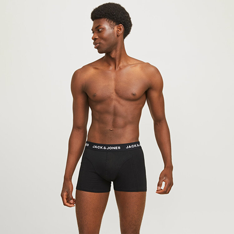 Jack&Jones Anthony 3'lü Erkek Siyah Boxer