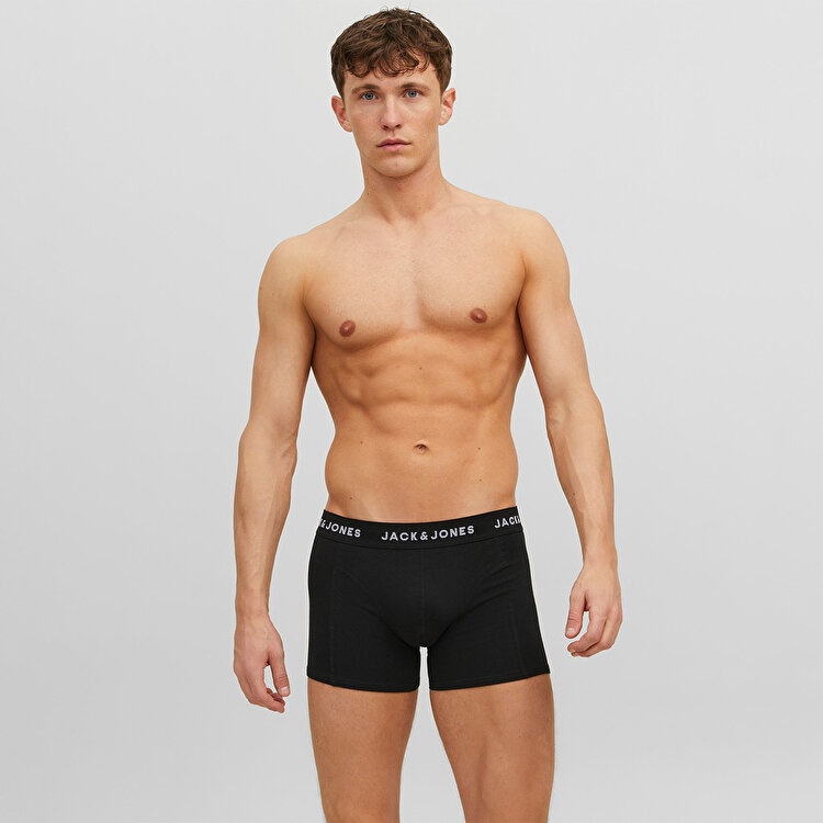 Jack&Jones Anthony 3'lü Erkek Siyah Boxer