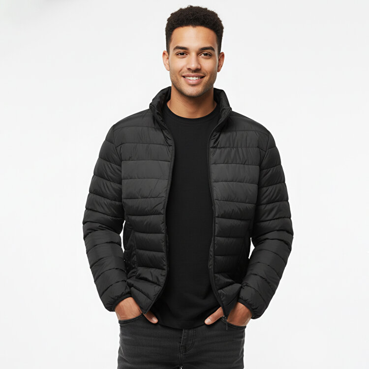 Only&Sons Brody Quilt Erkek Siyah Dik Yaka Ceket
