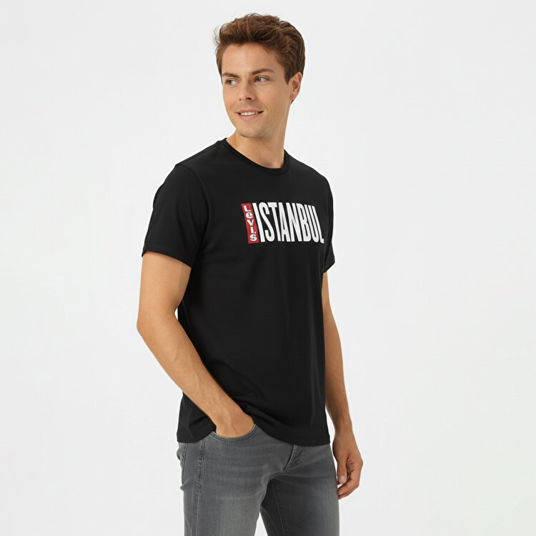 Levis Istanbul City Erkek Siyah Tişört