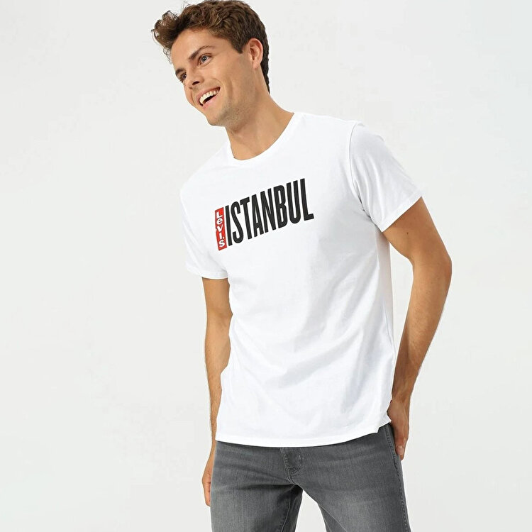 Levis Istanbul City Erkek Beyaz Tişört