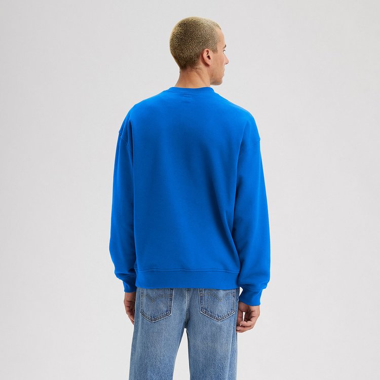 Levis Relaxed Baby Tab Erkek Mavi Sweatshirt A4230-0021 - Sporthink
