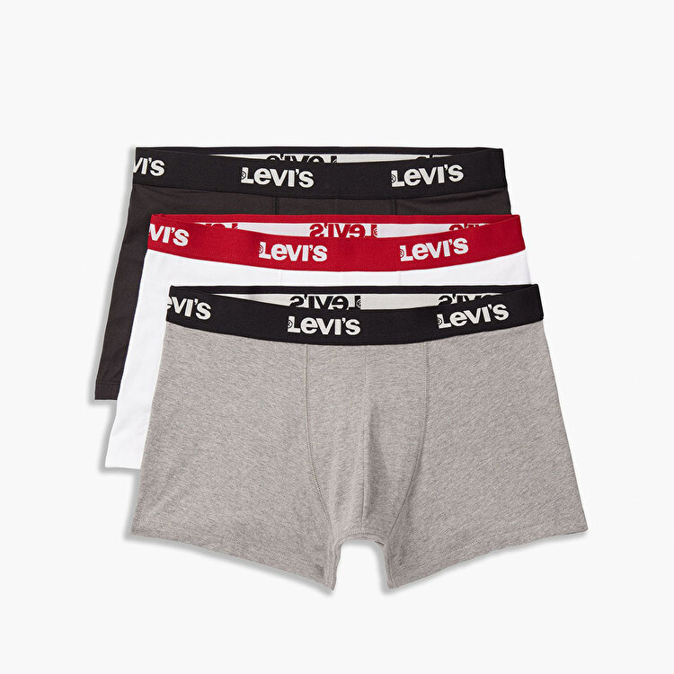Levis 3'lü Erkek Beyaz Boxer