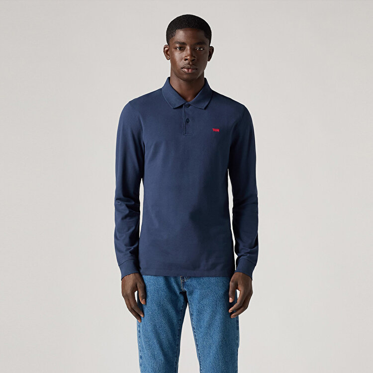 Levis Housemark Slim Erkek Mavi Polo Yaka Tişört