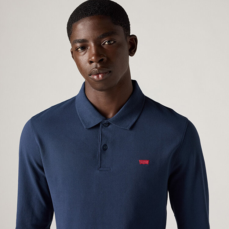 Levis Housemark Slim Erkek Mavi Polo Yaka Tişört