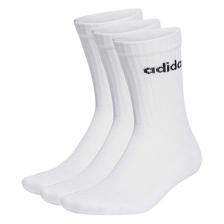 adidas Lineer Crew 3' lü Beyaz Çorap