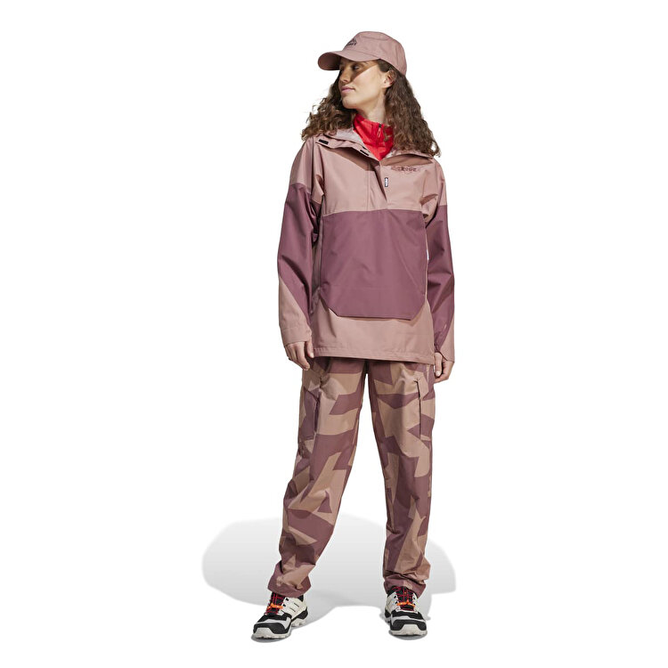 adidas Terrex Xploric 2.5L Climaproof Anorak Kadın Pembe Kapüşonlu Ceket