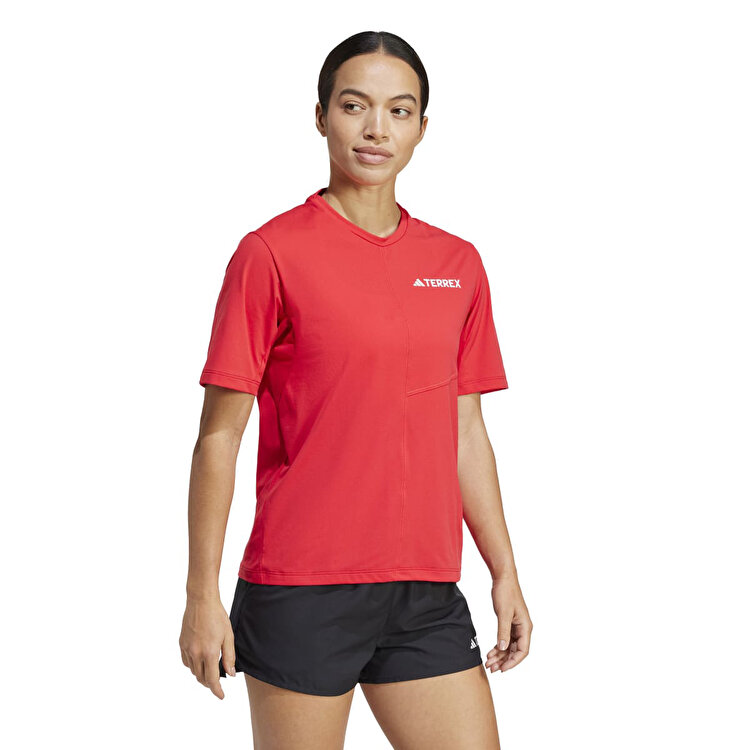 adidas Terrex Multi Climacool Kadın Kırmızı Tişört JE0369 - Sporthink