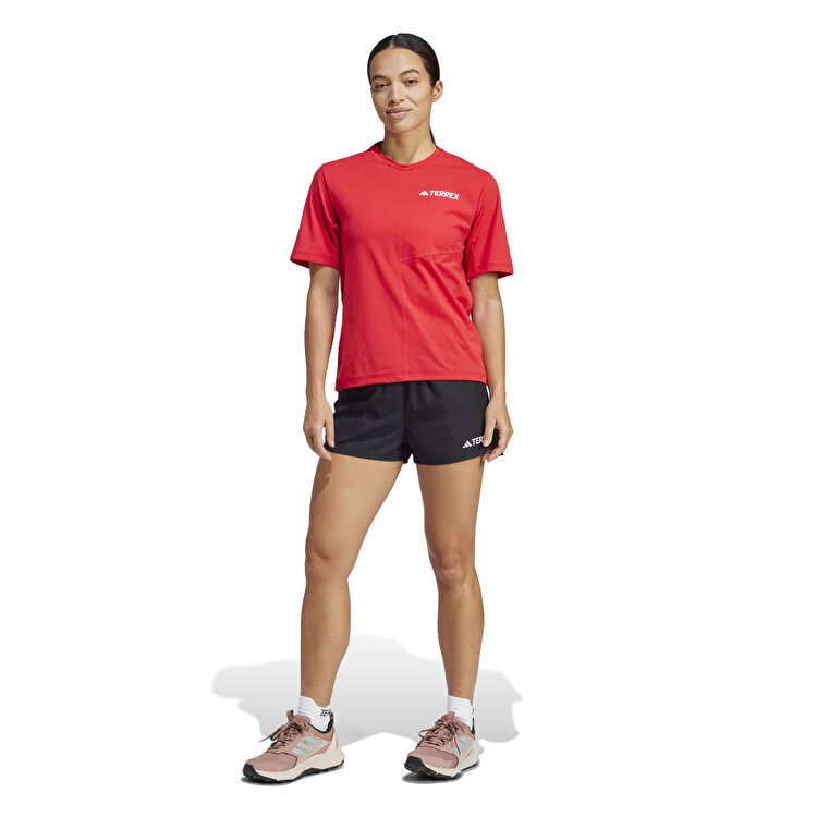 adidas Terrex Multi Climacool Kadın Kırmızı Tişört JE0369 - Sporthink