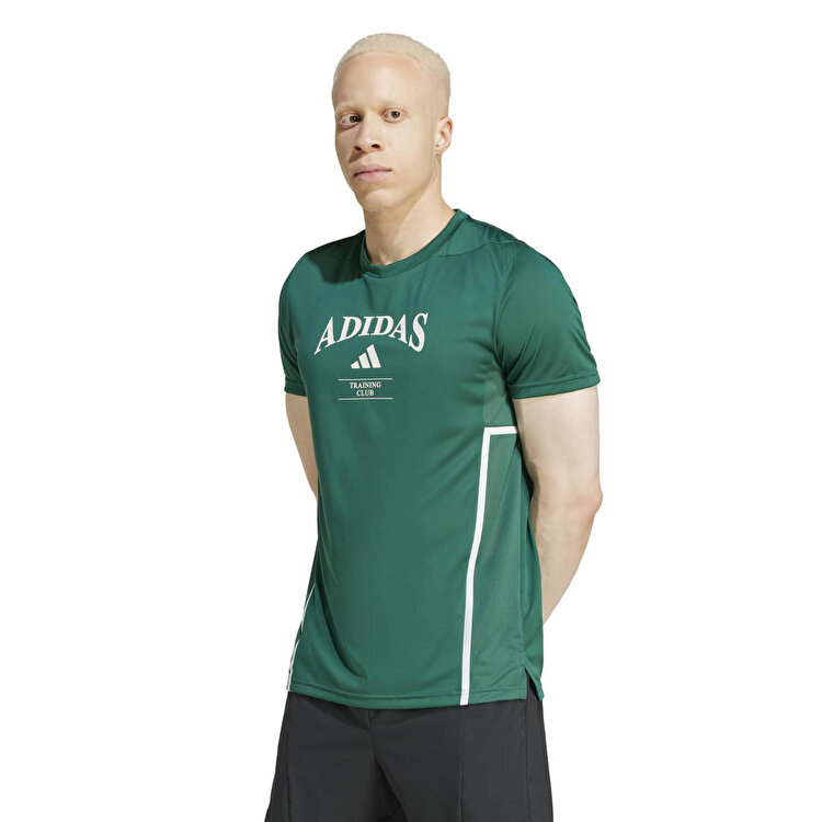 adidas Designed-for-Training Legacy Erkek Yeşil Tişört JE8230