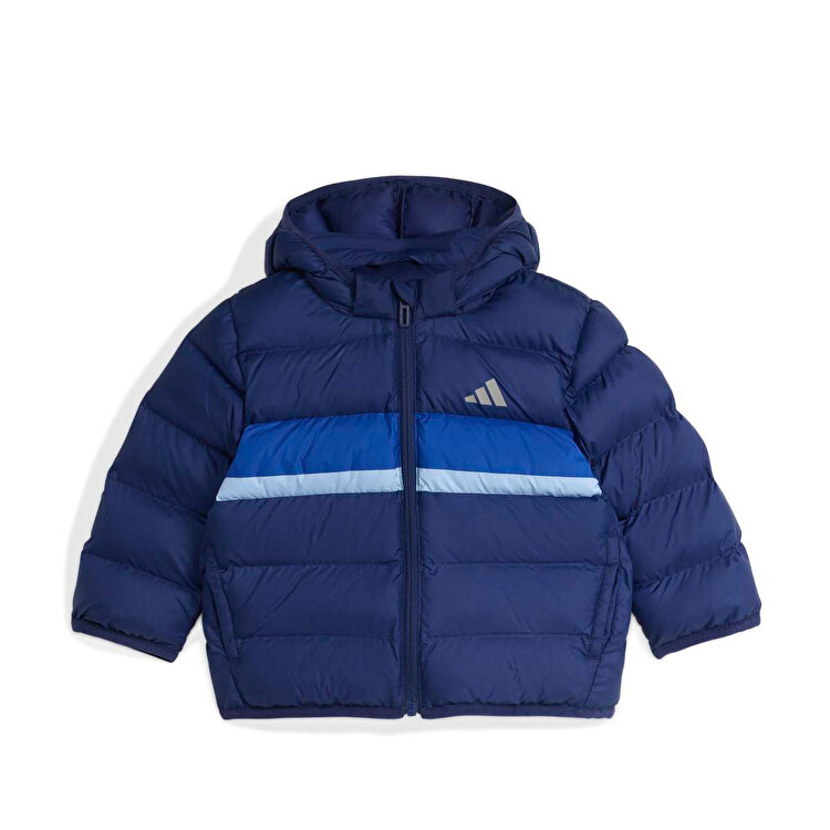 adidas Synthetic Down Bebek Lacivert Kapüşonlu Mont