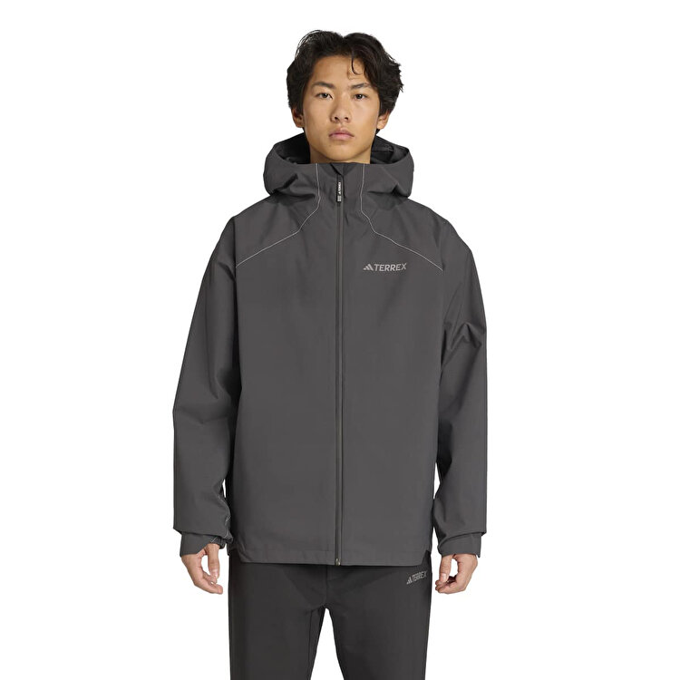 adidas Xploric 3IN1 Fleece Erkek Gri Kapüşonlu Mont JV8688 - Sporthink