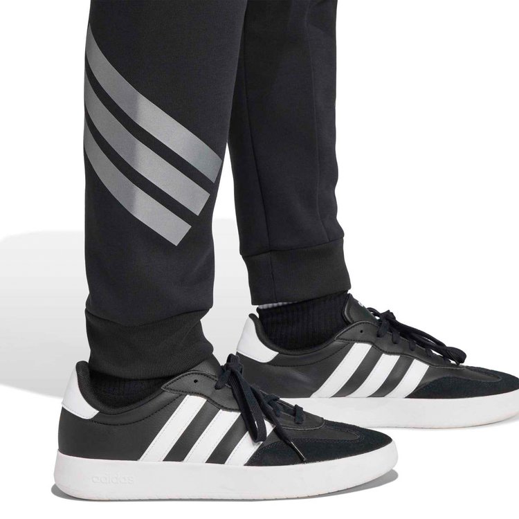 adidas Future Icons 3 Stripes Erkek Siyah Eşofman Altı JX1958