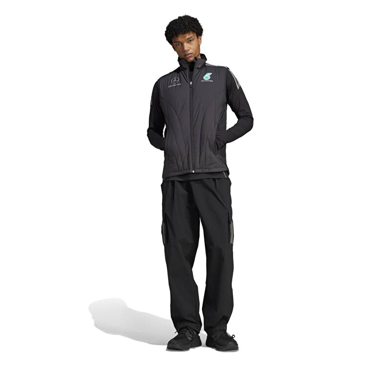 adidas Mercedes Erkek Siyah Dik Yaka Yelek