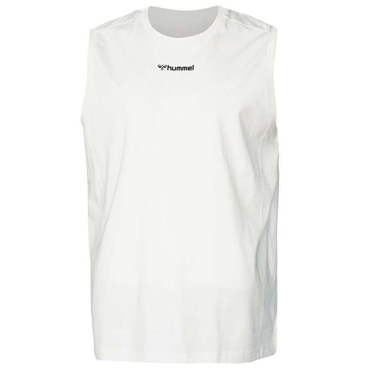 Hummel Drake Erkek Beyaz Yuvarlak Yaka Atlet
