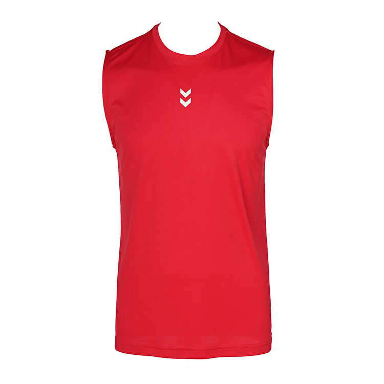 Hummel Somero Erkek Kırmızı Yuvarlak Yaka Atlet