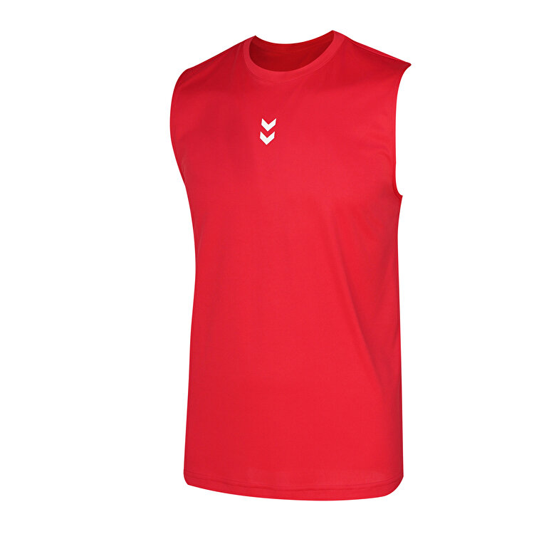 Hummel Somero Erkek Kırmızı Yuvarlak Yaka Atlet