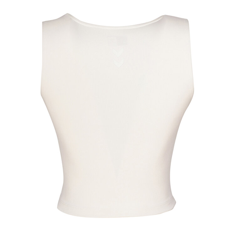 Hummel Bra Sagrado Kadın Ekru Yuvarlak Yaka Atlet