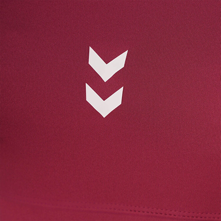 Hummel Bra Sajar Kadın Bordo Yuvarlak Yaka Atlet