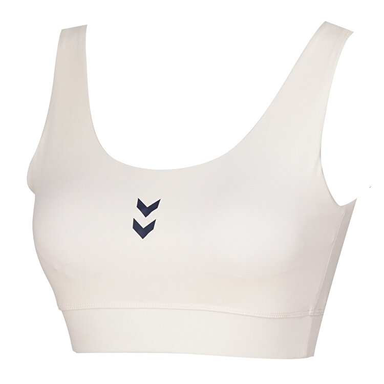 Hummel Bra Sajar Kadın Ekru Yuvarlak Yaka Atlet