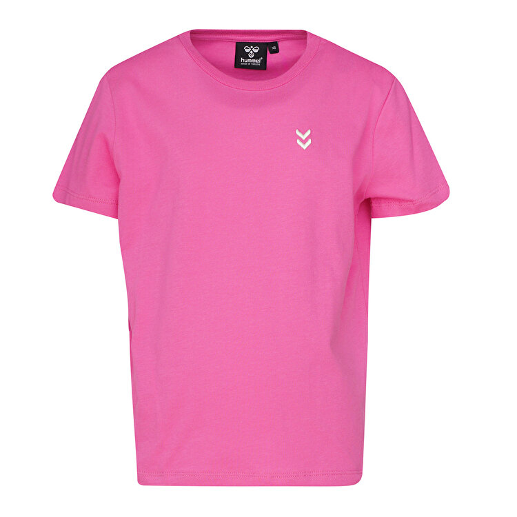 Hummel Pulse Kids Çocuk Pembe Yuvarlak Yaka Tişört
