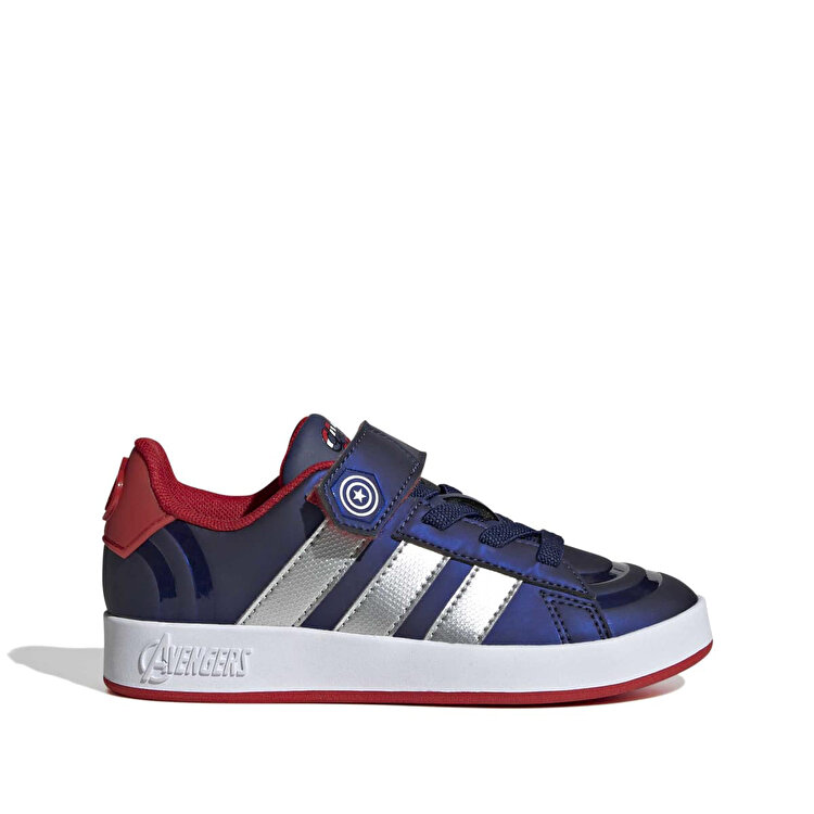 adidas Grand Court Captain America El Çocuk Lacivert Sneaker