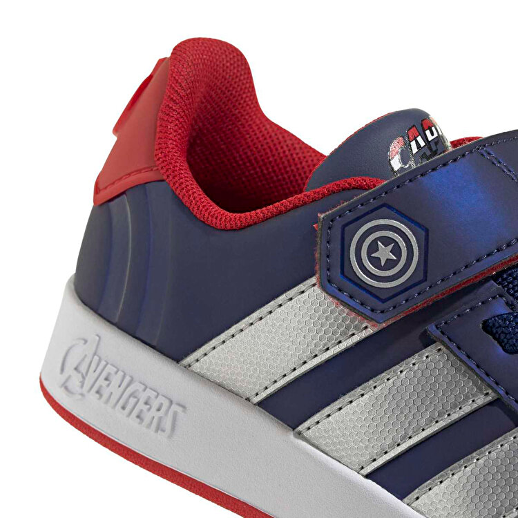 adidas Grand Court Captain America El Çocuk Lacivert Sneaker