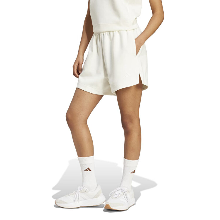 adidas Soft Lux Kadın Ekru Şort