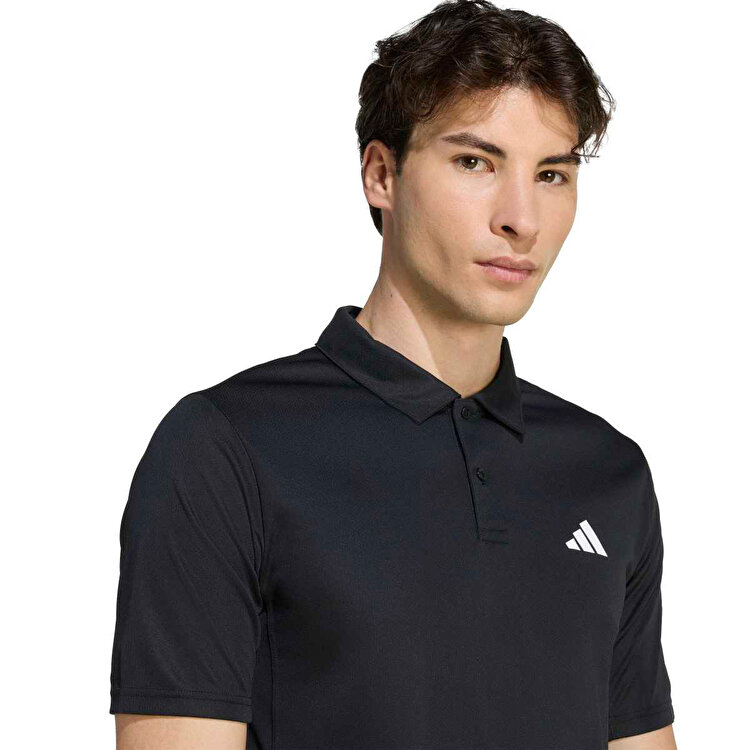 adidas Workout Essentials Basic Erkek Siyah Polo Yaka Tişört
